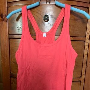 Lululemon orange u back tank
